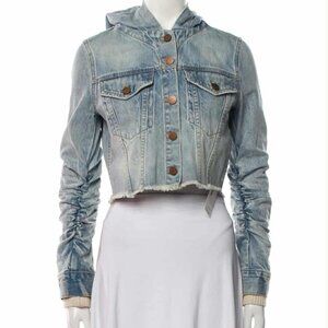 Alice + Olivia Denim Jacket Size: S